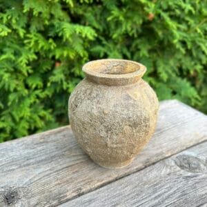 Moon Jar [Rock Glaze Exhibition : Greenschist – C2] - Image 1