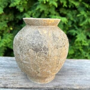 Moon Jar [Rock Glaze Exhibition : Greenschist – C2] - Image 2