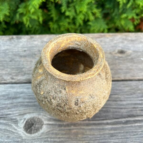 Moon Jar [Rock Glaze Exhibition : Greenschist – C2]