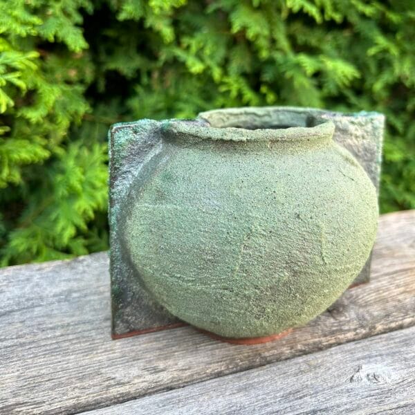 Moon Jar [Rock Glaze Exhibition Exclusive : Chrysocolla Quartz – D1]