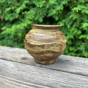 Moon Jar [Rock Glaze Exhibition : Chlorite Quartzite – F1] - Image 1
