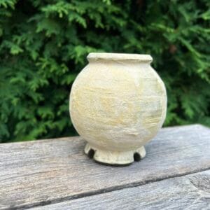 Moon Jar [Rock Glaze Exhibition : Quartz – H1] - Image 1
