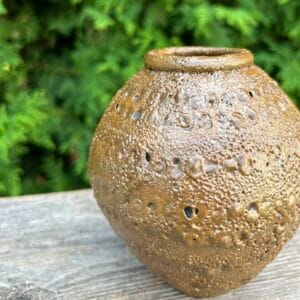 Moon Jar [Rock Glaze Exhibition : Biotite Schist – J2] – Image 3