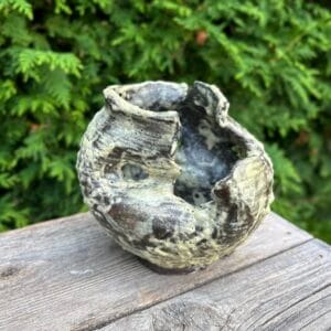 Moon Jar [Rock Glaze Exhibition : Pink Feldspar – K1] - Image 1