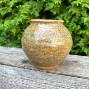Moon Jar [Rock Glaze Exhibition : Biotite Granite – N1] – Image 2