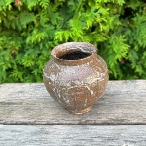 Moon Jar [Rock Glaze Exhibition : Biotite Granite – N2] - Image 2
