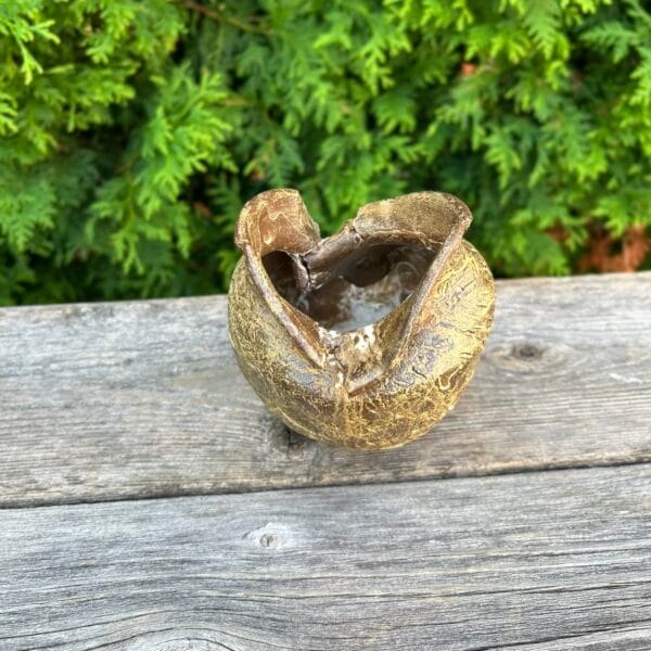 Moon Jar [Rock Glaze Exhibition : Green Aventurine – O2]