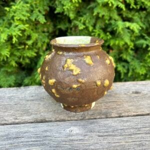 Moon Jar [Rock Glaze Exhibition : Green Aventurine – O1] - Image 5