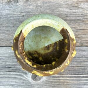 Moon Jar [Rock Glaze Exhibition : Green Aventurine – O1] - Image 6