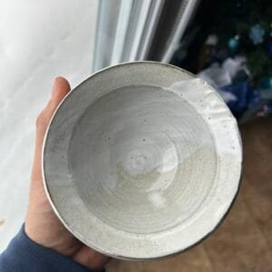 Small rice bowl with a white glaze – Image 2