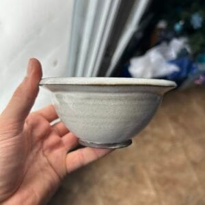 Small rice bowl with a white glaze – Image 1